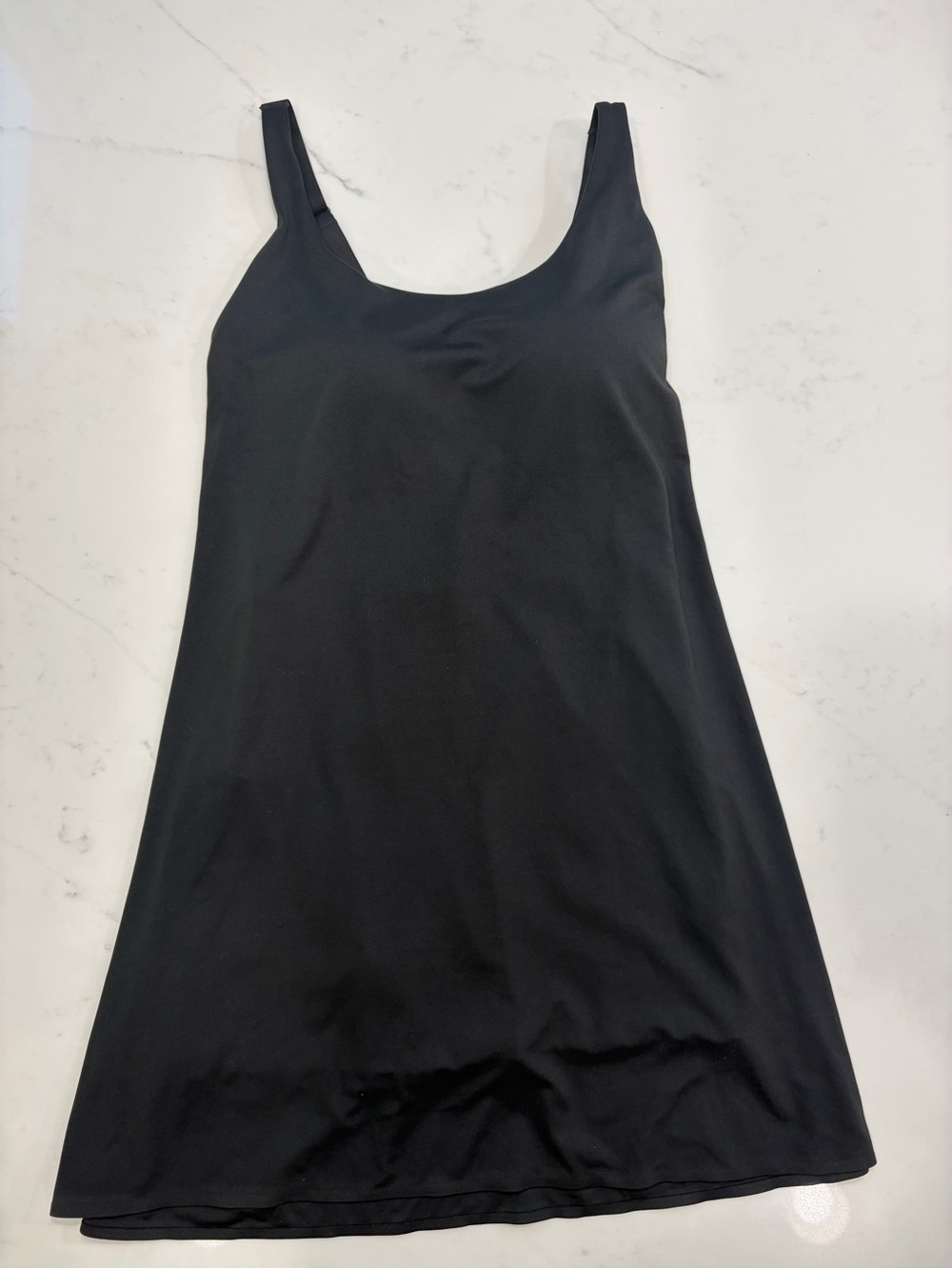 UNIQLO AIRism Soft Mini Bra Dress Black L NWT Built In Shorts